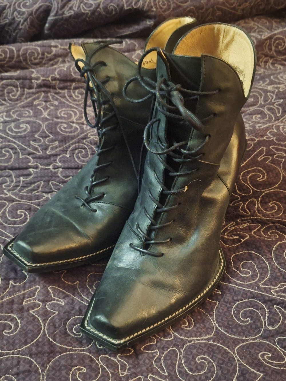 Fluevog Signature Prince George Lace-Up Ankle Boots - Picture 4 of 5